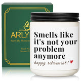 Retirement Gift For Woman, Men, Funny Retired Candle, Happy Farewell Party Decorations 2026, Best Retirement Gifts For Women, Men, Friends, Coworker, Teacher, Boss, Nurse, Colleague, Staff