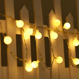 Globe String Lights, 40Led 13Ft String Lights Battery Powered, Waterproof Outdoor Indoor String Lights For Bedroom, Stri