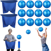 15 Pcs Gender Reveal Games Bridal Shower Games Included 3 Blue Large Diaper With 12 Inflatable Balls Funniest Shower Games Ever, How Many Balls Can You Catch In A Diaper For Gender Reveal Party