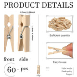 61 Pieces Don'T Say Baby Sign 5 X 7 Inch Baby Shower Games And 60 Mini Clothespins Shower Games For Guests Prizes With Pins For Gender Reveal Favors Party Decorations(Greenery Style)