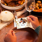 Thanksgiving Day Diy Scratch-Off Cards–Fall Give Thanks Turkey Day Dinner Game Party Supplies Favors 40Pcs