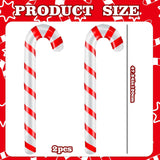 48 Inch Inflatable Jumbo Christmas Decorations - Blow Up Candy Canes Inflatable Candy Canes Balloons Ornaments For Xmas Indoor Outdoor Holiday Yard Decor New Year Gifts