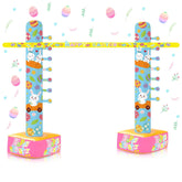 1 Pc Easter Inflatable Limbo Game For Adults 59 Inch Happy Easter Limbo Party Outdoor Game Set Inflatable Decoration For Party Yard Indoor Outdoor Games Picnic Decor