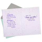 Hallmark Mother's Day Card for Sister (Love and Pride) for Birthday, Thinking of You, Congrats, or Any Occasion