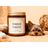 Yorkie Gifts & Decor, Yorkie Gifts For Women & Men, Dog Mom Gift, Yorkshire Terrier Gift - Lavender & Eucalyptus Soy Wax Scented Candle, 7Oz