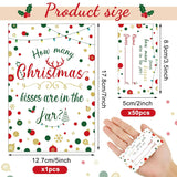 Christmas Party Game How Many Kisses Bridal Shower Game Wedding Shower Decorations Including 1 Standing Sign And 50 Guess How Many Cards For Christmas Party Bridal Shower Wedding Festive Holiday