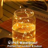 6 Pack Led Fairy Lights Battery Operated With Timer, 13Ft 40Led Waterproof Firefly Lights Silver Wire Mini Twinkle Strin