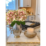 Fake Hydrangeas Real Touch Hydrangea Flowers 26" Large Artificial Hydrangea Flowers Silk Hydrangea For Wedding Bouquet, Home, Party, Store, 3