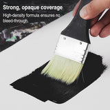 PHOENIX Black Gesso Primer - 16.9 Fl oz. / 500ml Gesso for Canvas Surface Prep Medium for Oil Acrylic Paints