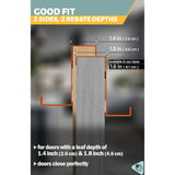 Wreath Hanger Over Door Hooks – Set Of 10, Colourful - Coat Hanger 3.6 Cm (1.4") And 4.6 Cm (1.8"), 2-Sided Towel Holder, Hooks For Hanging Clothes, Bags And Accessories