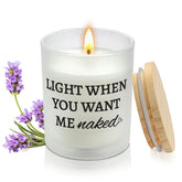 Mens Valentines Day Gifts For Him Boyfriend From Girlfriend,Funny Anniversary Couple Gifts For Men Husband From Wife,Romantic Birthday Galentines Lavender Candle Gift Decor For Home Office Spa Relax