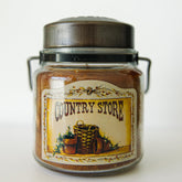 Mccall’S Candles | Country Store | 16 Oz Scented Candle | Usa-Poured | Vintage Rustic Jar With Carrying Handle | Rosehips, Apples & Spice Fragrance