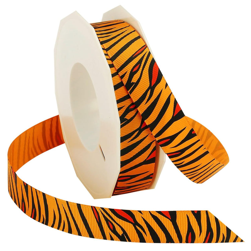 Tiger Ribbon, 7/8-Inch By 20-Yard, Orange