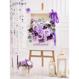 Purple Artificial Flowers Combo Mix Fake Roses Faux Peony Silk Dahlia With Stems For Diy Wedding Bouquets Centerpieces Arrangements Bridal Shower Party Home Decorations Floral Arrangements