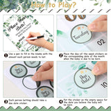 Greenery Baby Shower Due Date Calendar Baby Shower Game Include Guess The Arrival Date Of Baby Prediction Calendar Place Your Bets Prediction Game Baby Shower Due Date Poster Stickers
