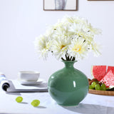 Artificial African Daisies Flowers African Daisy Silk Flowers Artificial Gerbera Daisies Pack Of 10 (White)
