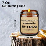Retirement Gifts For Woman, Men - Lavender Scented Soy Wax Candle- Coworker Leaving Gifts, New Job Gift, Best 2025 Retired Gift For Women, Men, Friends, Coworker, Teacher, Funny Retirement Candle
