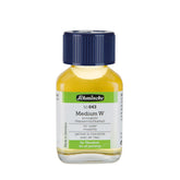 - Medium W, 60 Ml, 50043025, Liquid, Makes Oil Colours Water-Mixable, Increases Gloss And Transparency, Odourless