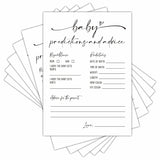 Baby Prediction And Advice Cards, Baby Shower Games Cards, Minimalism Boy Or Girl Baby Gender Reveal Party Favors Decorations And Supplies, 30 Pcs Double-Sided - A01