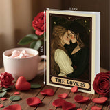 Lesbian Valentine'S Day Card Gift, Tarot Themed Love Card For Lesbian Couple, Lgbt Love Cards, The Lovers