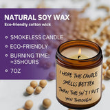 Valentine'S Day I'M Sorry, I Love You Gifts For Mom Her, Him - Lavender Scented Candle Present For Mom, Wife, Girlfriend - Apology Gifts For Women, Men, Dad, Husband, Boyfriend