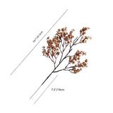 Light Brown Artificial Baby’S Breath European Flowers 6 Bundles Silk Gypsophila With Bendable Stems For Fall Valentine'S Day And New Year Centerpiece Wedding Decor And Table Arrangements