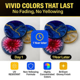 Opaque Epoxy Resin Pigment Paste – 10 Colors, 20G Each, Highly Concentrated Resin Colorant For Epoxy Resin, Casting, Deep Pour & Resin Art