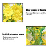 2 Strands Yellow Daisy Garland 13 Ft Artificial Flower Garland Hanging Daisy String, 1.6 Inch Flower