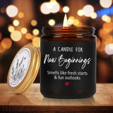 New Beginnings Candle Gifts For Women Men, Funny Fresh Start Candle, Job/Divorce/Breakup/Funny Home/Congratulations, People Moving Away/New Relationship/Going Away Gifts For Women, Men, Coworker-48
