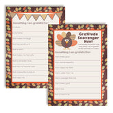 “I Am Grateful For” Gratitude Scavenger Hunt Thanksgiving Fill In Game Cards, Ten 5" X 7" Fill In The Blank Cards By Amandacreation