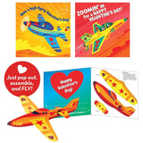 Pop Out Paper Airplanes 28 Card Super Valentine Exchange Pack For Kids