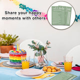 Hilarious Baby Shower Game Cards Ideas, 5" X 7" Double-Sided Baby Shower Games For Girl Or Boy, Green Minimalism Gender Reveal Party Supplies - D08