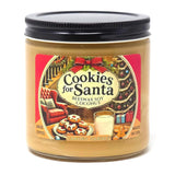 Cookies For Santa - 14 Oz Jar Candle - Made With Beeswax, Coconut And Soy - Handmade In The Usa - - Christmas