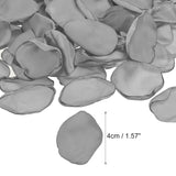 Silk Rose Petals, 300 Pcs Artificial Flower Petals For Wedding Decorations, Romantic Night, Aisle Scatter Petals, Silver Tone