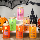 6 Set Halloween Costume Contest Trophy Cups Bulk Halloween Costume Party Award 16 Oz Funny Cute Personalized Glasses Cups Trophy Spider Pumpkin Skull Witch Hat Bat Cup For Contest Game Prizes