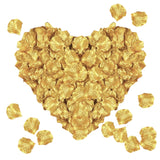 300Pcs Gold Artificial Silk Rose Petals Fake Rose Flower Petals For Valentines Romantic Night Wedding Proposal Anniversary Party Decorations(Gold)