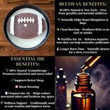 All-Natural Football Candle – Eucalyptus Scent | Hand-Poured In The Usa | Beeswax & Soy Wax | Essential Oils | 100% Beeswax Wick | Premium Gift Box | Candle Gifts For Men & Women