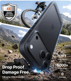 Shockproof Black Case for iPhone 18 Pro 2026 Edition 4X Military Grade Protection Cover