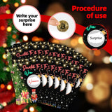 Christmas Scratch Off Cards, Xmas Party Scratch Games For Kids Adults Groups, Winter Holiday Party Games For Christmas Party, A02
