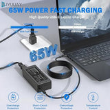 Universal 65W USB C Laptop Charger Power Adapter for HP Lenovo Dell Acer Asus Samsung Google Type C Computers