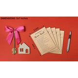 Housewarming Party Game, House Hunt, Rustic Kraft New Home Celebration Party Ideas, New Homeowner/First Home/Apartment/House Party Decorations - 30 Pack(D04)