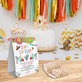 Don'T Say Baby Game For Baby Shower, 50 Wooden Clothespins And One Sign, Fiesta Taco Theme, Pins For Baby Shower Decorations, Gender Reveal Games, Baby Shower Supplies-Bb15