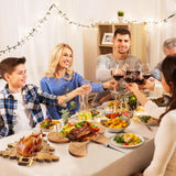 2Pcs Merry Christmas Tree & Gingerbread Man Wooden Cutting Board With Handle - Xmas Charcuterie Board For Kitchen, Cheese, Fruit, Bread, Salad, Vegetable, Snack, Dessert