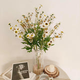 23'' White Daisy Artificial Flowers,Artificial White Daisies,6 Bouquets Fake Daisies Flowers,Faux Daisies For Home Table Centerpieces Arrangement Decoration (6, White)