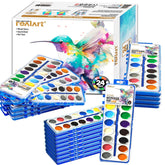 18 Colors Watercolor Paint Set Bulk Pack Of 24 Water Color Paint Sets Water Color Sets