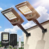 2 Pack Solar Street Lights 11 Inch Motion Sensor Dusk to Dawn Waterproof Security Lights