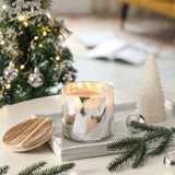 Winter Balsam Fir Scented Candle, Large 3 Wicks Silver Pine Candles For Winter, 14 Oz Christmas Candle Gifts For Women, Christmas Home Decorations, Fir Christmas Tree Candle