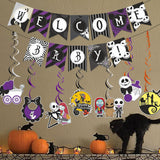 Nightmare Christmas Baby Shower - Welcome Little Nightmare Christmas Baby Shower Decorations Halloween Birthday Party Decorations