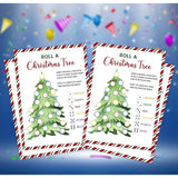 Roll A Christmas Tree Game, Christmas Candy Games, Christmas Party Supplies, For Activities And Family Party Games, Winter Activity, 25 Game Cards-2