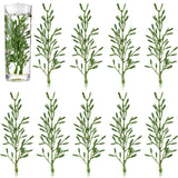 30 Pcs Faux Flowers For Floating Candles Floating Flowers Vase Fillers For Centerpieces Mini Flower Filler Filling In Cylinder For Wedding Centerpiece Party Decor (Green)
